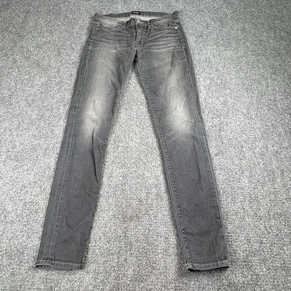 Hudson Krista Super Skinny Jeans Women 28 Gray Y2K Streetwear Urban Edgy Casual